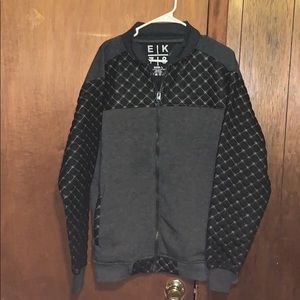 NWT E | K 7 | 8 zip up sweater